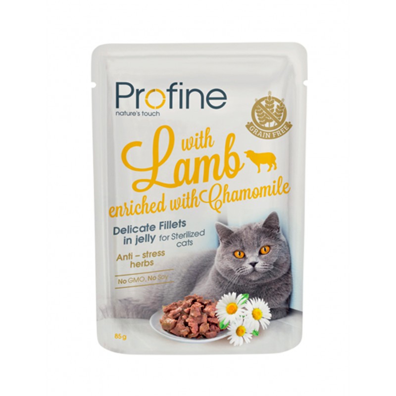 Profine Cat Sterilised Pouch Lamb 24x85gr_1465.jpg