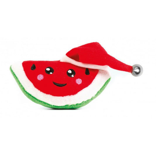 Xmas Cat Toy Sandia con Gorro 10x6x4cm_1613.jpg